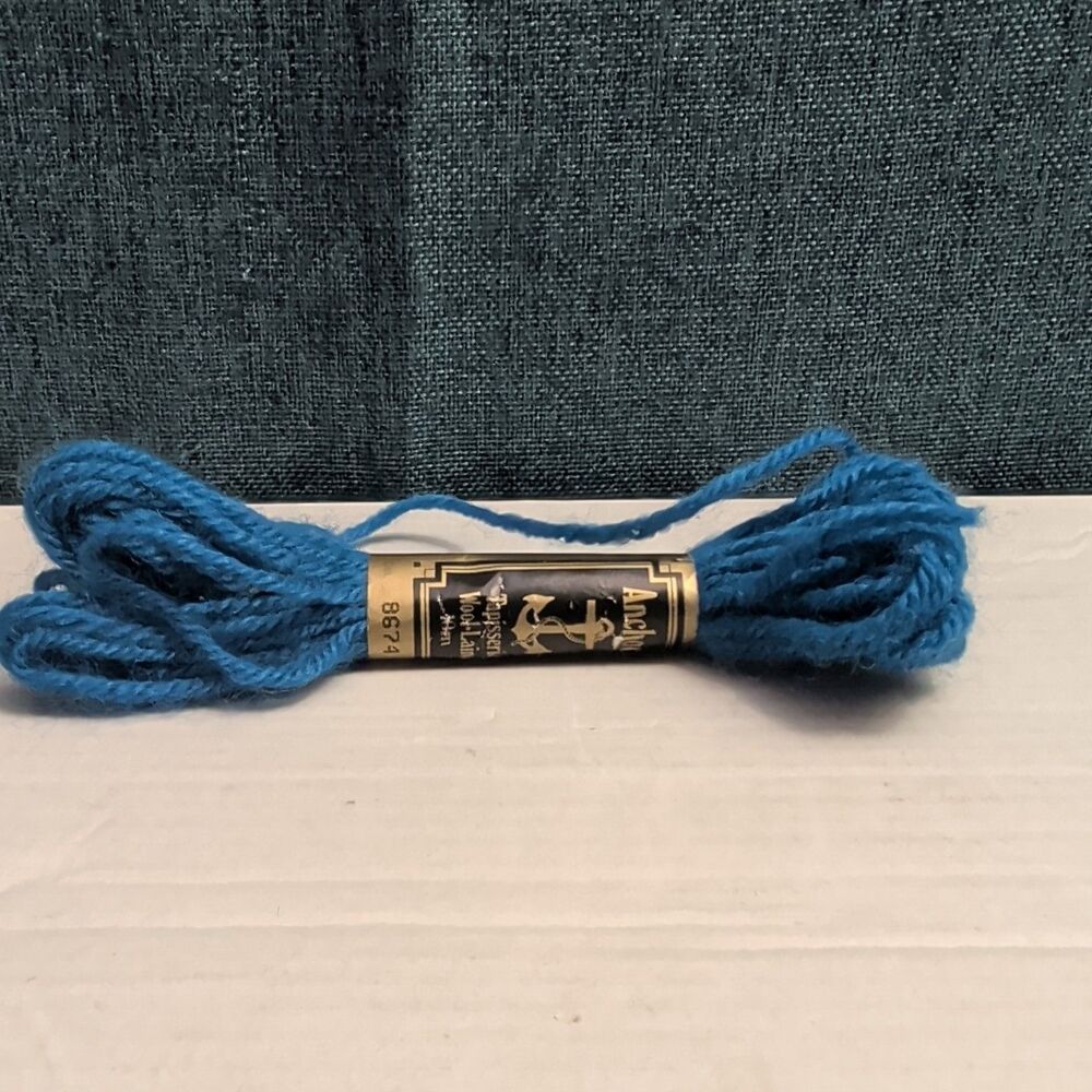 Anchor Tapisserie 100% Pure Wool Yarn 5 Skeins 10M Vintage Destash Misc Colors - Picture 8 of 16